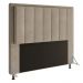 Cabeceira Opala Para Cama Box Casal 140 cm Suede - D'Rossi