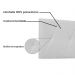 Cabeceira Painel Aquilla Para Cama Box Casal 140 cm Corino Branco - D'Rossi