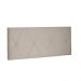 Cabeceira Painel Aquilla Para Cama Box Casal 140 cm Suede Bege - D'Rossi
