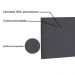 Cabeceira Painel Aquilla Para Cama Box Casal 140 cm Suede Cinza - D'Rossi