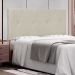 Cabeceira Painel Aquilla Para Cama Box King 195 cm Corino Bege - D'Rossi