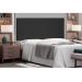 Cabeceira Painel Aquilla Para Cama Box Solteiro 90 cm Suede Preto - D'Rossi