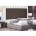 Cabeceira Painel Arizona Para Cama Box Casal 140 cm Suede Caramelo - D'Rossi