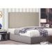 Cabeceira Painel Arizona Para Cama Box Queen 160 cm Suede Bege - D'Rossi