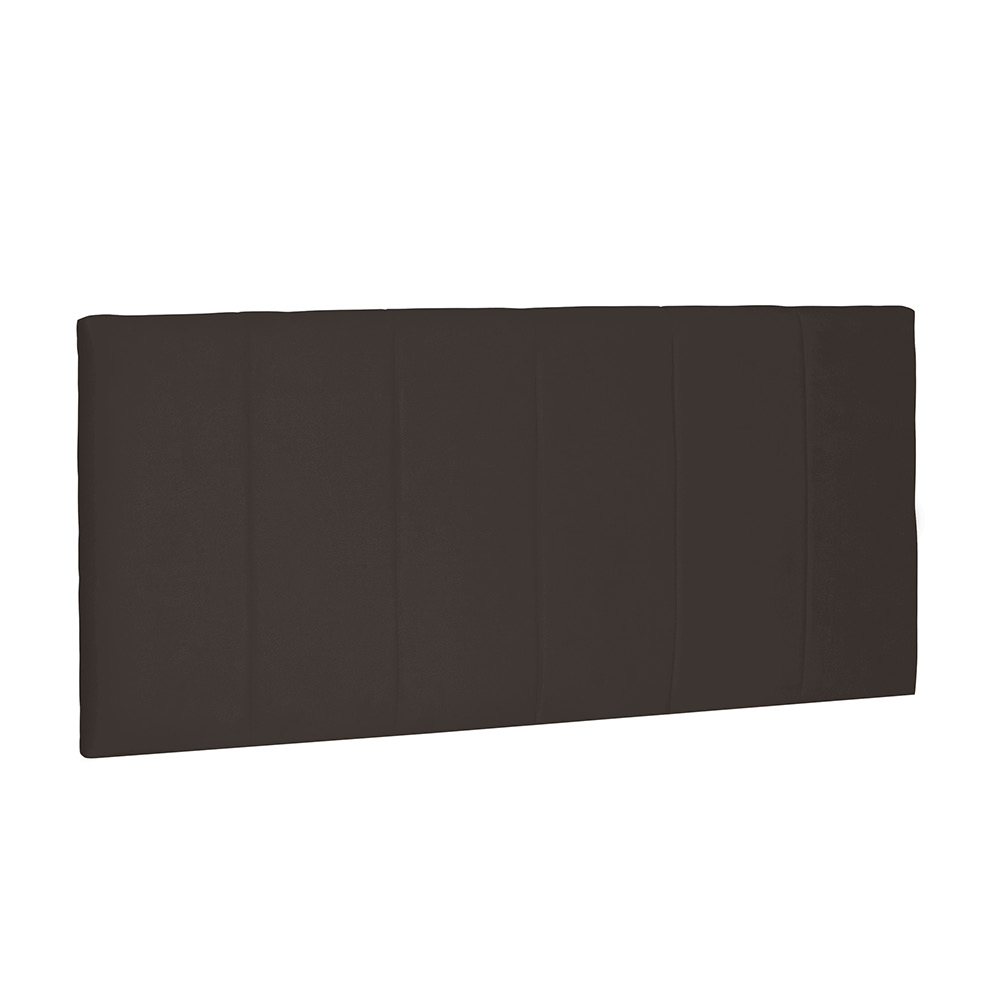 Cabeceira Painel Arizona Para Cama Box Solteiro 90 cm Suede Café - D'Rossi