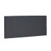 Cabeceira Painel Arizona Para Cama Box Solteiro 90 cm Suede Cinza - D'Rossi