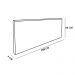 Cabeceira Painel Clean Para Cama Box Queen 160 cm Linho Areia A27 - D'Rossi