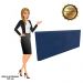 Cabeceira Painel Clean para Cama Box Casal 140 cm Suede Azul Marinho - D'Rossi