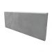 Cabeceira Painel Clean para Cama Box Solteiro 100 cm Suede Grafite - D'Rossi