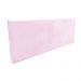Cabeceira Painel Clean para Cama Box Solteiro 90 cm Suede Rosa Bebê - D'Rossi