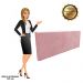 Cabeceira Painel Clean para Cama Box Solteiro 90 cm Suede Rose - D'Rossi