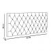 Cabeceira Painel Cristal para Cama Box Solteiro 90 cm Suede Marrom Rato - D'Rossi