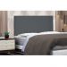 Cabeceira Painel Dubai Para Cama Box Casal 140 cm Suede Cinza - D'Rossi