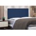 Cabeceira Painel Dubai Para Cama Box Queen 160 cm Suede Azul Marinho - D'Rossi