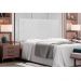 Cabeceira Painel Dubai Para Cama Box Solteiro 90 cm Corino Branco - D'Rossi