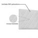 Cabeceira Painel Dubai Para Cama Box Solteiro 90 cm Corino Branco - D'Rossi