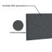 Cabeceira Painel Dubai Para Cama Box Solteiro 90 cm Suede Cinza - D'Rossi