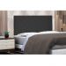 Cabeceira Painel Dubai Para Cama Box Solteiro 90 cm Suede Preto - D'Rossi