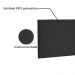 Cabeceira Painel Dubai Para Cama Box Solteiro 90 cm Suede Preto - D'Rossi
