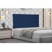 Cabeceira Painel Garden Para Cama Box Casal 140 cm Suede Azul Marinho - D'Rossi