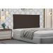 Cabeceira Painel Garden Para Cama Box Casal 140 cm Suede Café - D'Rossi