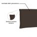 Cabeceira Painel Garden Para Cama Box Casal 140 cm Suede Café - D'Rossi