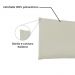 Cabeceira Painel Garden Para Cama Box King 195 cm Corino Bege - D'Rossi
