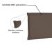 Cabeceira Painel Garden Para Cama Box King 195 cm Suede Caramelo - D'Rossi