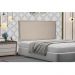 Cabeceira Painel Garden Para Cama Box Solteiro 90 cm Suede Bege - D'Rossi