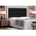 Cabeceira Painel La Italiana Para Cama Box Casal 140 cm Corino Preto - D'Rossi