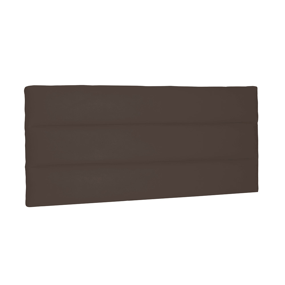 Cabeceira Painel La Italiana Para Cama Box Casal 140 cm Suede Café - D'Rossi