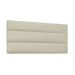 Cabeceira Painel La Italiana Para Cama Box Solteiro 90 cm Corino Bege - D'Rossi