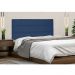 Cabeceira Painel La Italiana Para Cama Box Solteiro 90 cm Suede Azul Marinho - D'Rossi