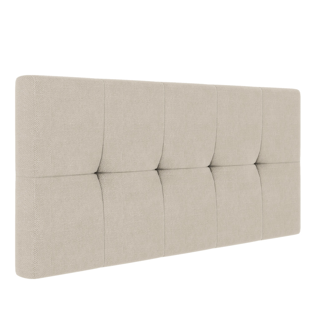 Cabeceira Painel Nina Para Cama Box Queen 160 cm Linho Areia A27 - D'Rossi