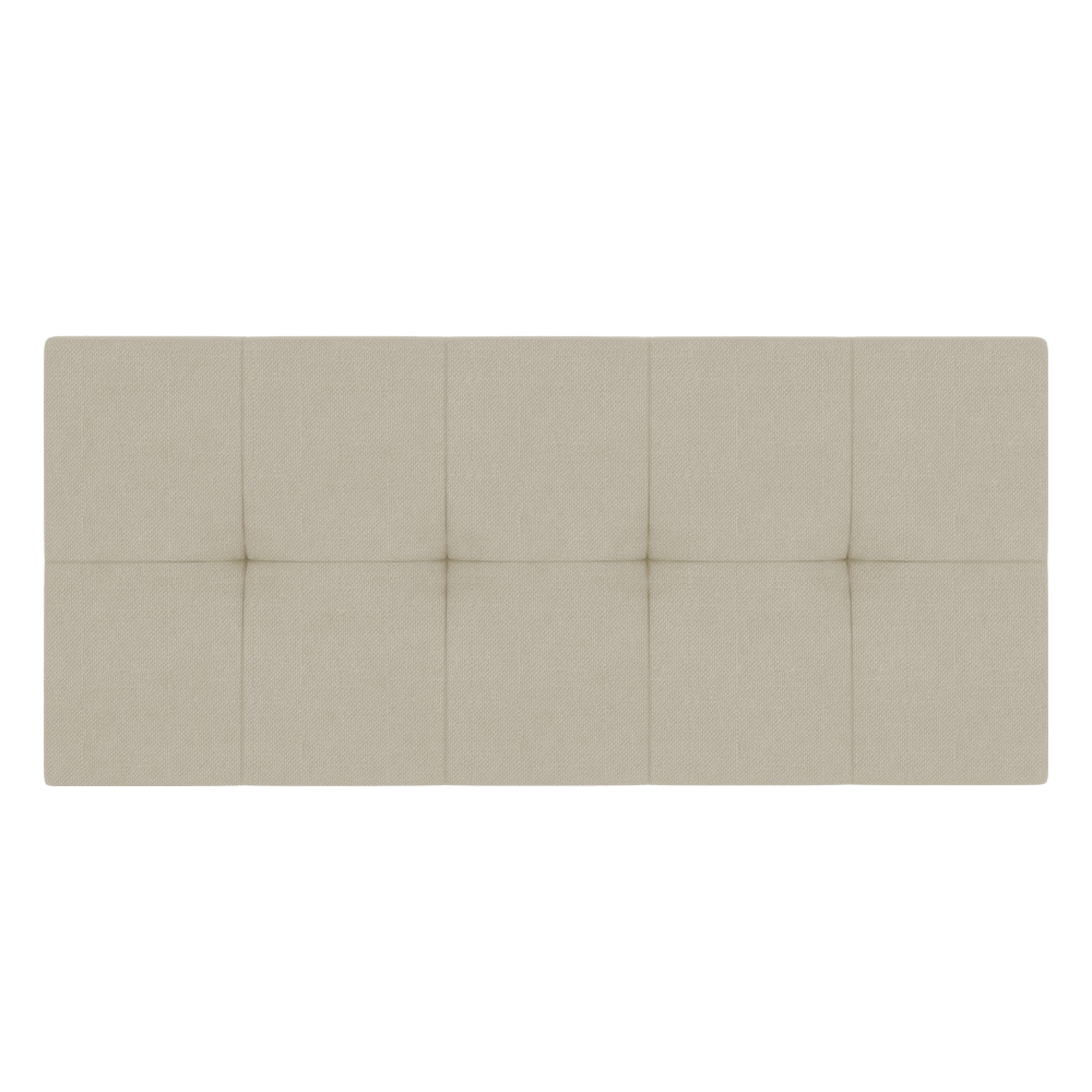 Cabeceira Painel Nina Para Cama Box Queen 160 cm Linho Bege A19 - D'Rossi