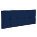 Cabeceira Painel Nina para Cama Box Solteiro 100 cm Suede Azul Marinho D'Rossi