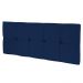 Cabeceira Painel Nina para Cama Box Solteiro 100 cm Suede Azul Marinho D'Rossi