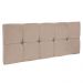 Cabeceira Painel Nina para Cama Box Solteiro 100 cm Suede Bege D'Rossi