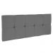 Cabeceira Painel Nina para Cama Box Solteiro 100 cm Suede Grafite D'Rossi