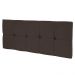 Cabeceira Painel Nina para Cama Box Solteiro 100 cm Suede Marrom D'Rossi