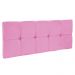 Cabeceira Painel Nina para Cama Box Solteiro 100 cm Suede Rosa Bebê D'Rossi