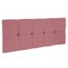 Cabeceira Painel Nina para Cama Box Solteiro 90 cm Suede Rose D'Rossi