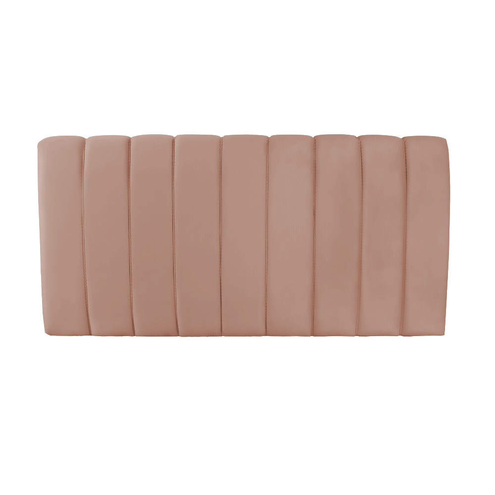 Cabeceira Painel Olivia Casal 140 cm Veludo Rose - D'Rossi