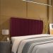 Cabeceira Painel Olivia Casal 140 cm Veludo Vinho Trabalhado A125 - D'Rossi