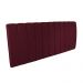 Cabeceira Painel Olivia King 195 cm Veludo Vinho Trabalhado A125 - D'Rossi