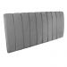 Cabeceira Painel Olivia Queen 160 cm Veludo Cinza - D'Rossi