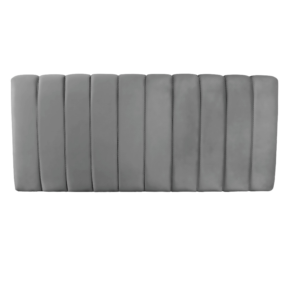 Cabeceira Painel Olivia Queen 160 cm Veludo Cinza - D'Rossi