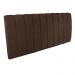 Cabeceira Painel Olivia Queen 160 cm Veludo Marrom - D'Rossi