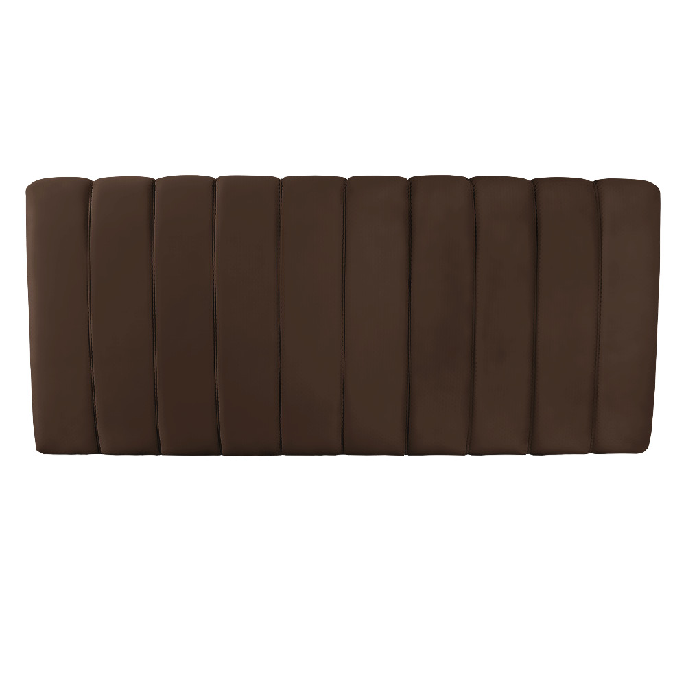 Cabeceira Painel Olivia Queen 160 cm Veludo Marrom - D'Rossi