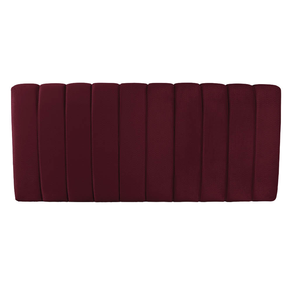 Cabeceira Painel Olivia Queen 160 cm Veludo Vinho Trabalhado A125 - D'Rossi